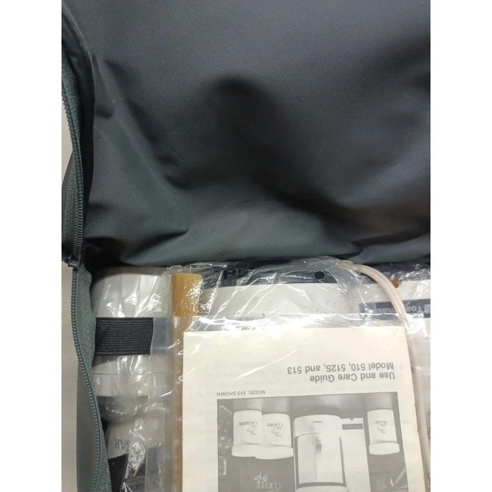 Toastmaster (513) Travel Personal Coffee Maker to Go w/ Case & Plastic Mug *READ